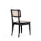 Manhattan Comfort Giverny Dining Chair in Black and Natural Cane, Set of 2 DCCA04-BK - alternate 10